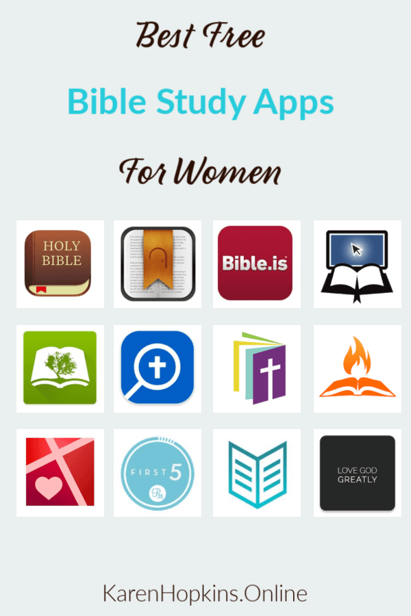 Best Free Bible Study Apps for Women. Get all you need for #BibleStudy #Devotions #QuietTime #MemoryVerse #verseoftheday and more
