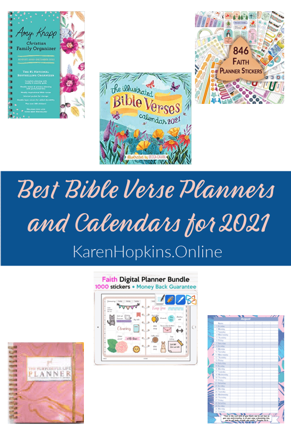 Best Bible Verse Planers and Calendars for 2021